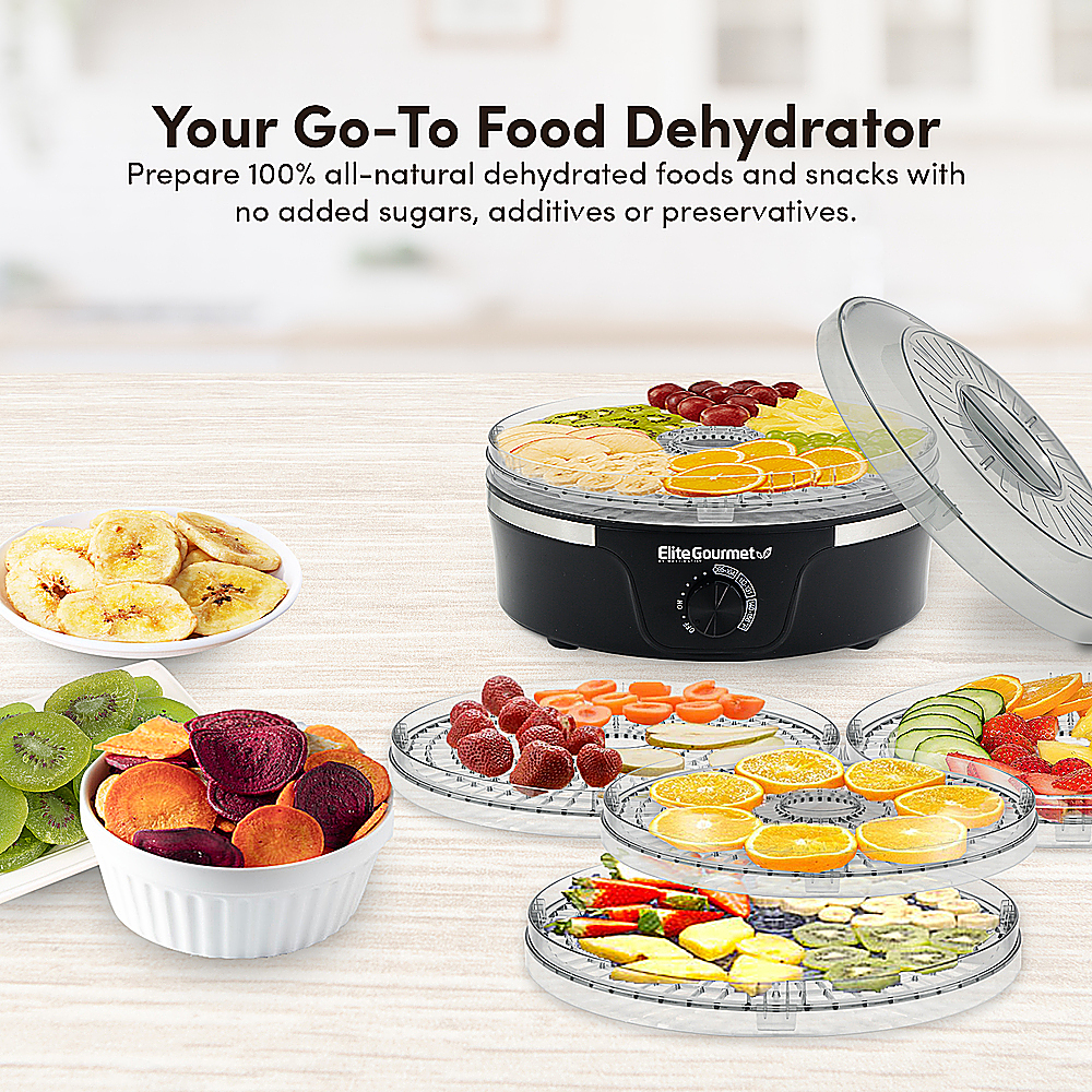 5 Tier Food Dehydrator with Adjustable Temperature Controls