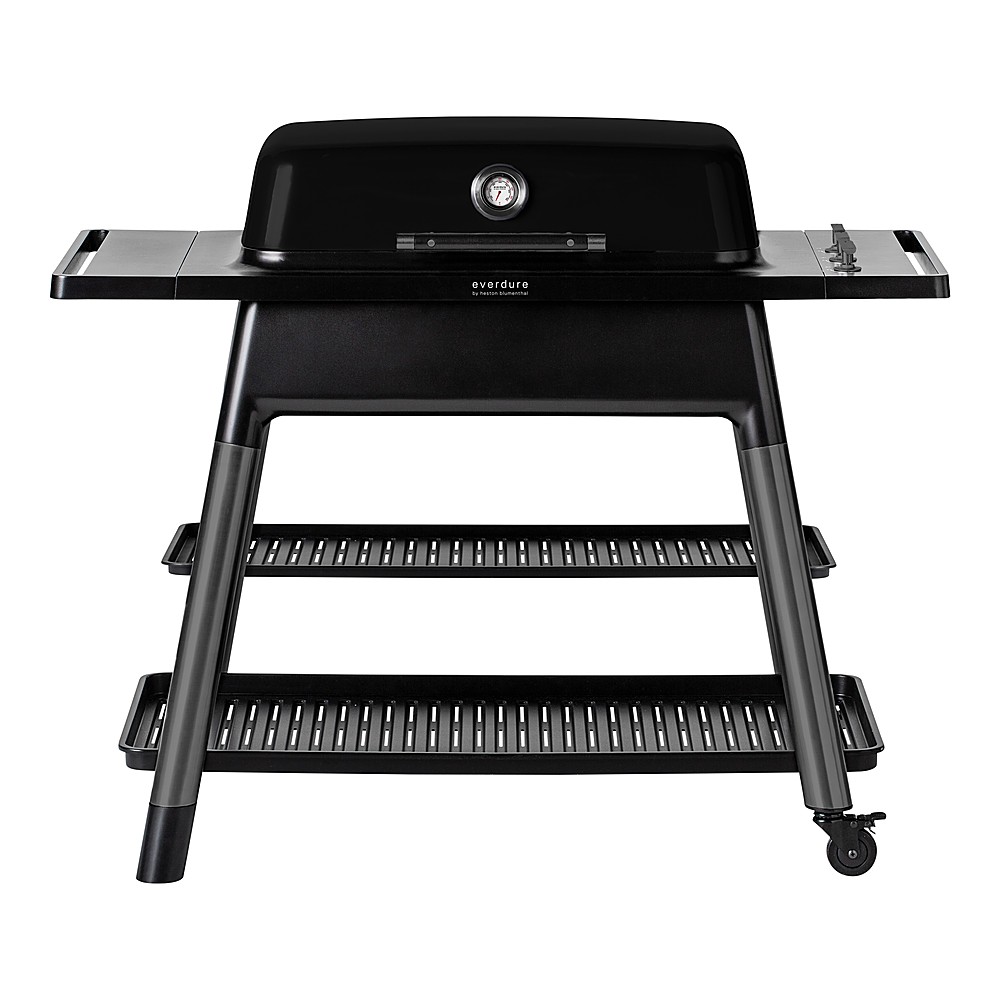 Left View: Everdure by Heston Blumenthal - FURNACE Gas Grill - Black