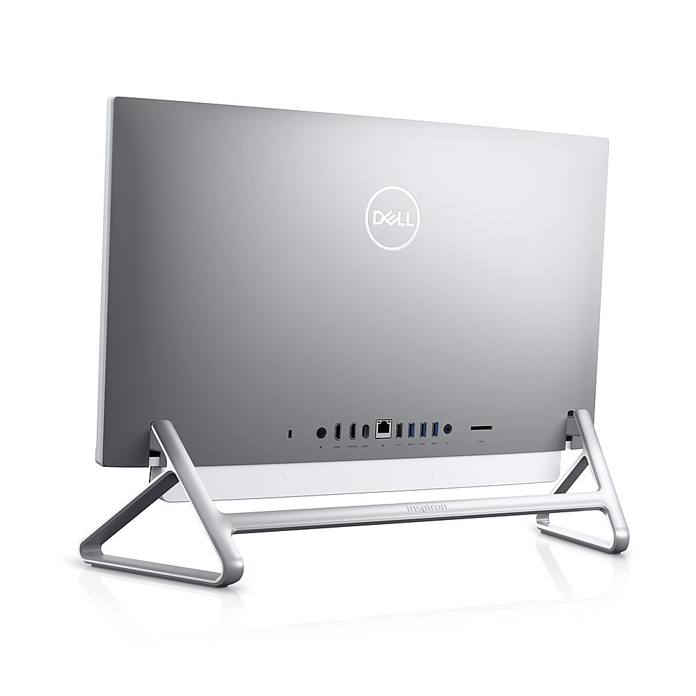 Back View: Dell - Inspiron 24" Touch-Screen All-In-One - Intel Core i7 - 16GB Memory - 512GB SSD - Silver