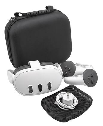 CASEMATIX Hardshell Protection Case for Meta Quest 3S, 3 and 2 VR CASEMATIX Hardshell Protection Case for Meta Quest 3S, 3 and 2 VR