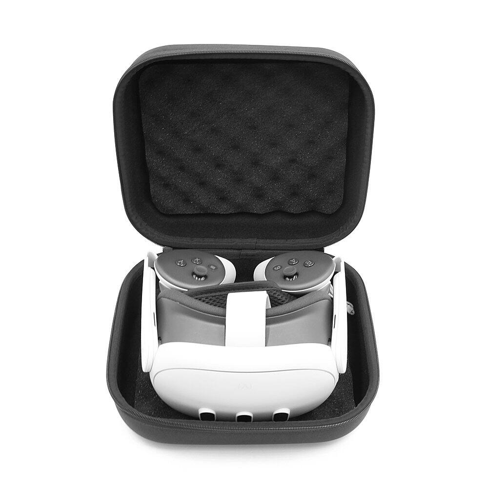 Alt View 14. CASEMATIX - Hardshell Protection Case for Meta Quest 3 and 2 VR Headsets - Black.