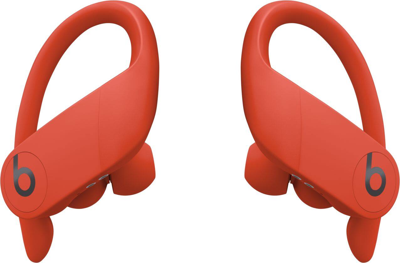 Alt View 12. Beats - Geek Squad Certified Refurbished Powerbeats Pro Totally Wireless Earphones - Lava Red.