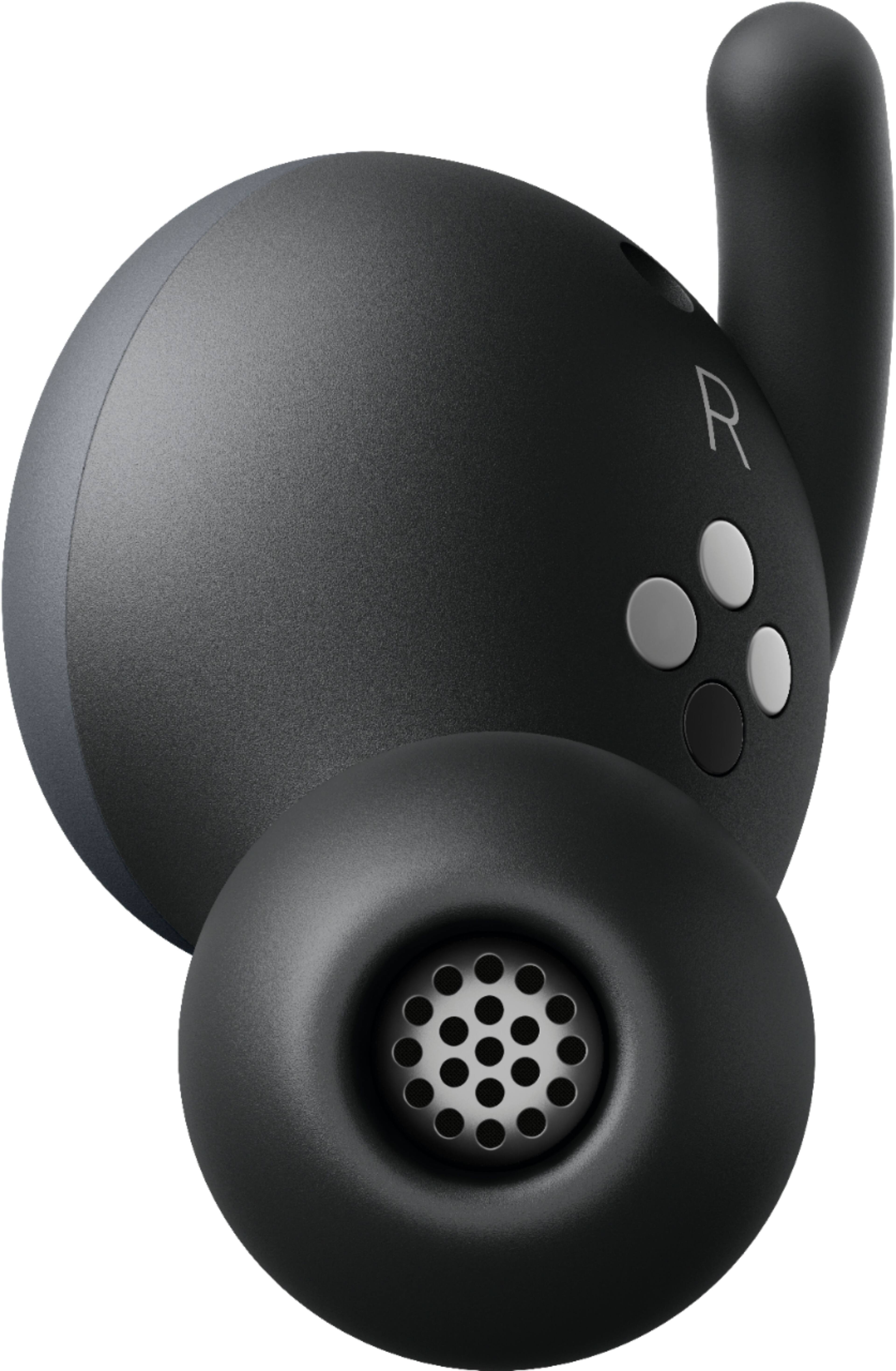 Alt View 14. Google - Geek Squad Certified Refurbished Pixel Buds True Wireless In-Ear Headphones - Black.