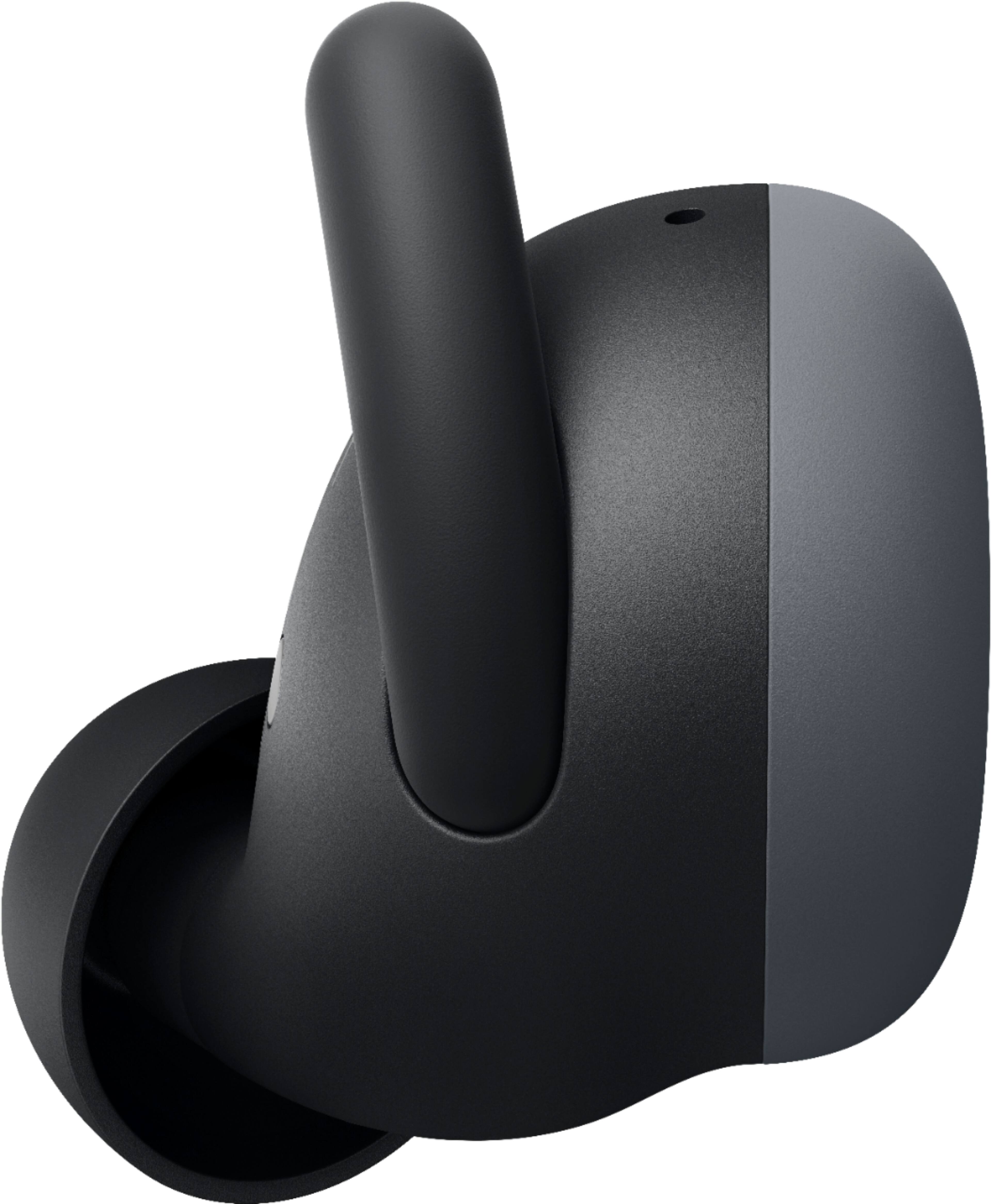 Alt View 15. Google - Geek Squad Certified Refurbished Pixel Buds True Wireless In-Ear Headphones - Black.