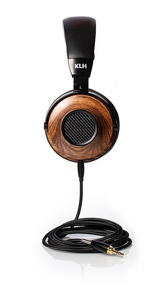 Angle View: KLH AUDIO - Ultimate One Headphone - Zebrawood