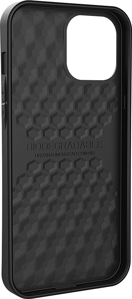 Angle View: OtterBox - Strada Via Case for Apple iPhone 12 mini - Black Night