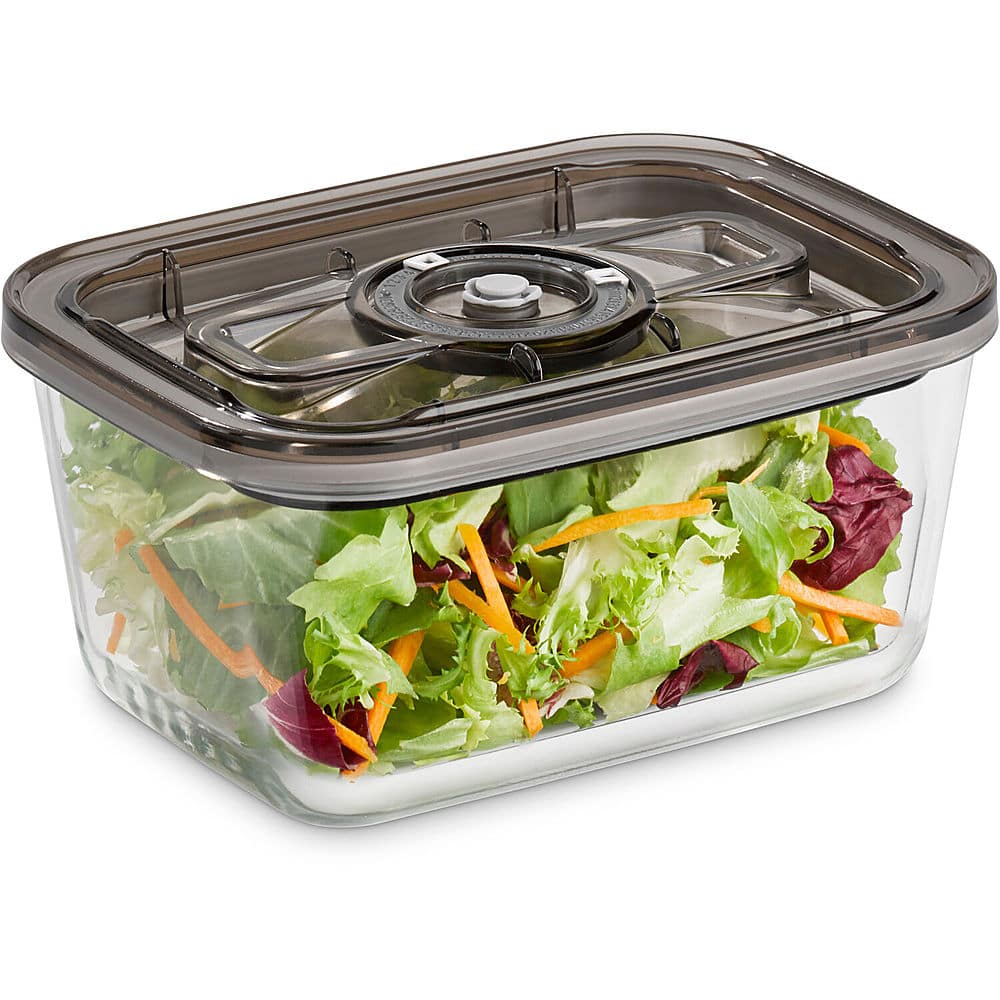 Best Buy Caso Design VG 3000 3Piece Food Vacuum Canister Set with Food Management App Glass 11177