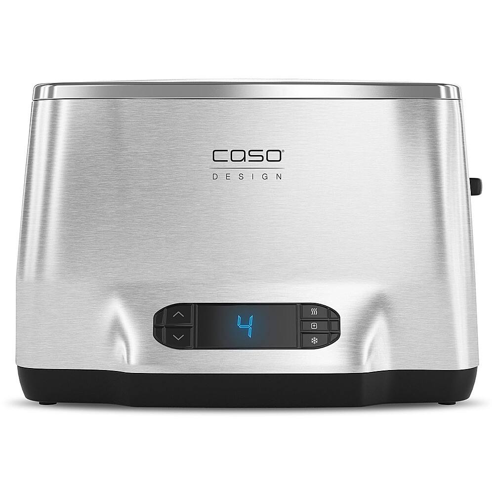 Best Buy: Caso Design Inox 2 Two-Slice Toaster with Wire Warming Basket ...