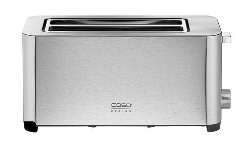 Caso Design - Four Slice Wide Slot Toaster - Stainless Steel