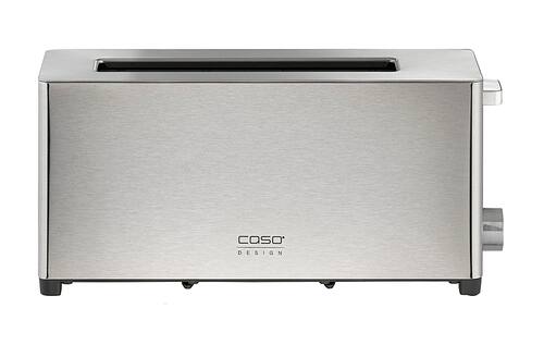 Caso Design - Two Slice Wide Slot Toaster - Stainless Steel