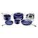 Angle. Granitestone - Non Stick 10pc Cookware Set - Blue.