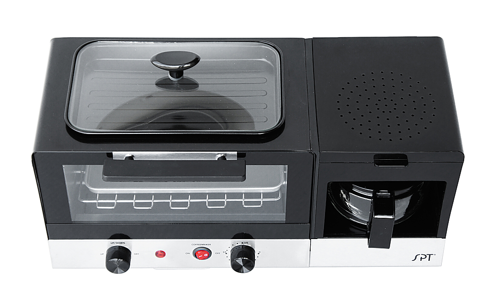 BM-1120B: 3-in-1 Breakfast Maker in Stainless Steel & Black