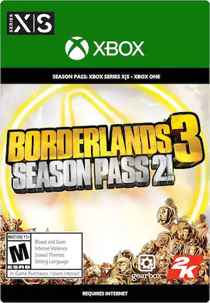 Front. Take 2 Interactive - Borderlands 3 Season Pass 2. - M (Mature 17+)