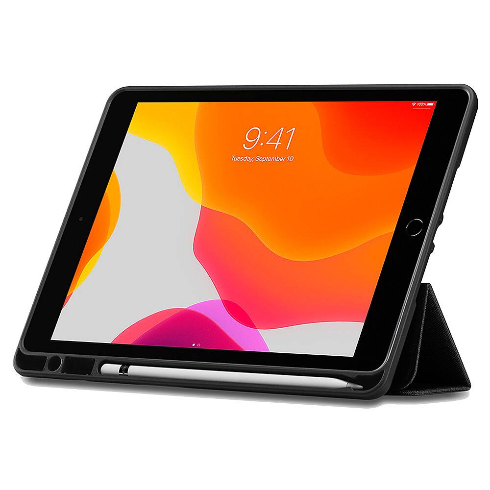 Angle View: Spigen - Urban Fit case for iPad 10.2"(2020) - Black