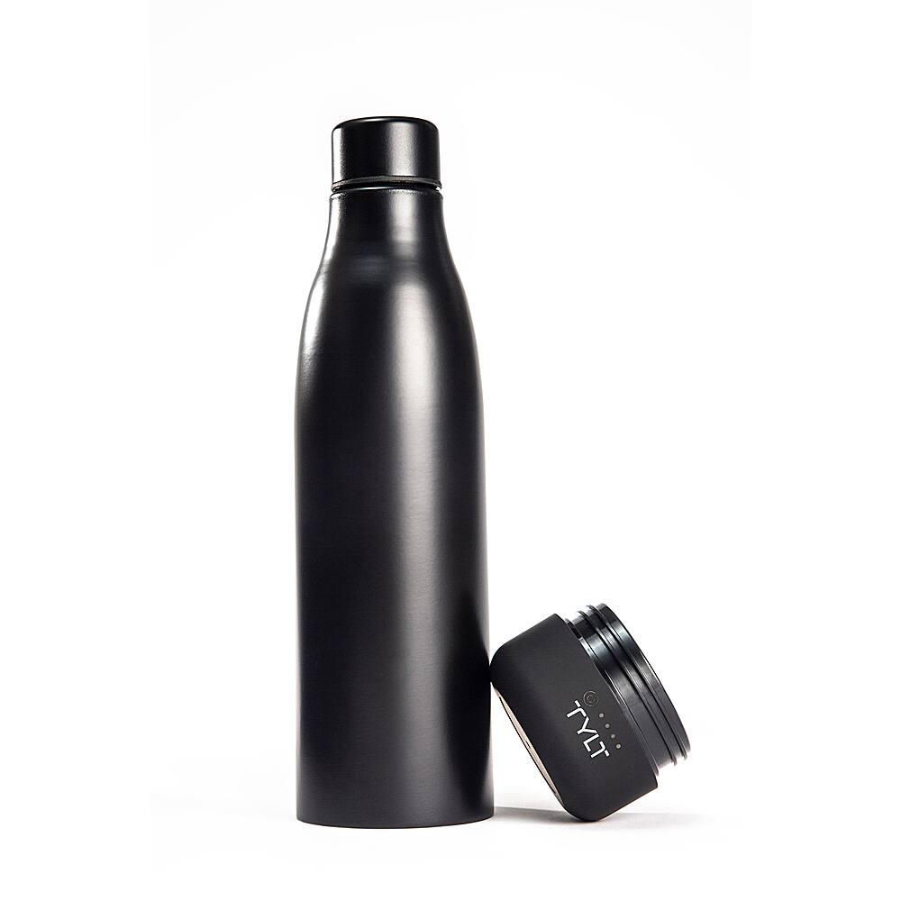 Front. TYLT - Tylt Power Bottle - Black.