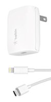 Belkin - Boost Charge USB-C™ Wall Charger 18W + USB-C Cable with Lightning Connector - White - Alt_View_Zoom_1