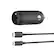 Alt View 1. Belkin - Boost Charge USB-C™ Car Charger 18W + USB-C Cable with Lightning Connector - Black.