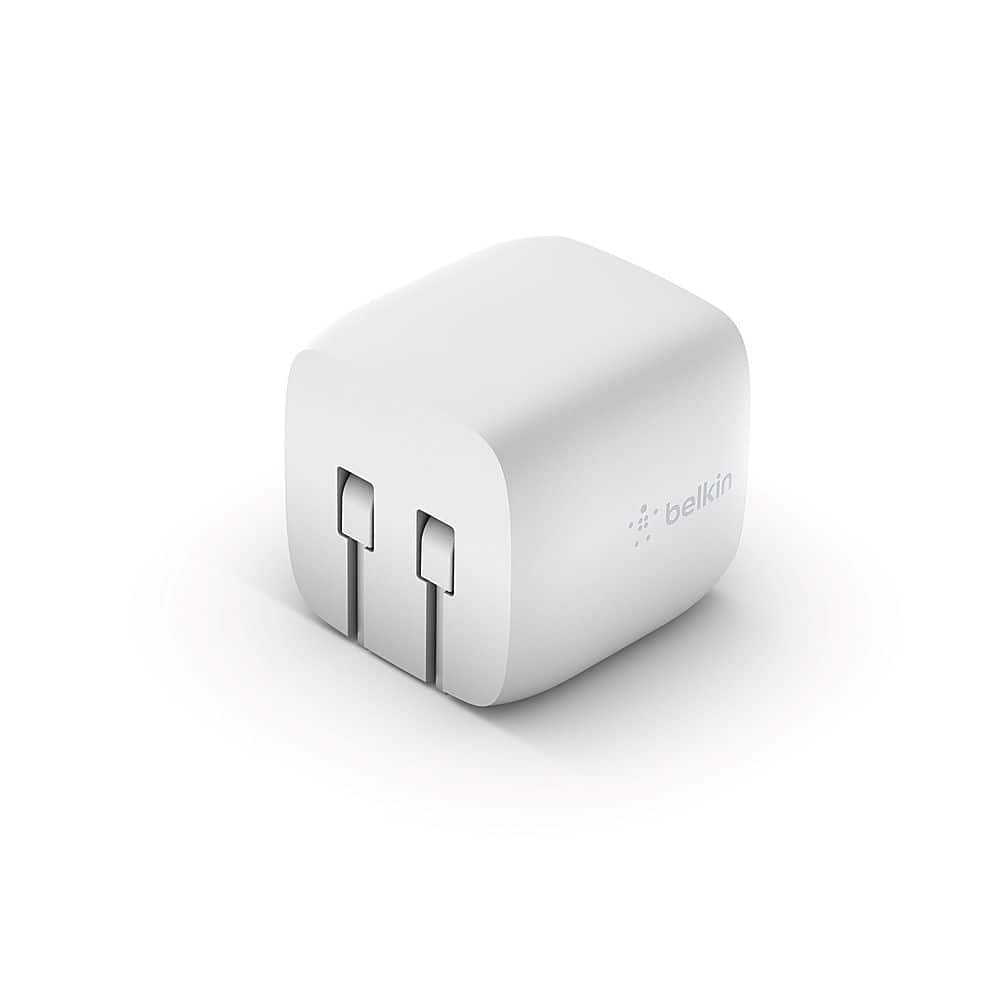 Alt View 11. Belkin - Boost Charge USB-C® GaN Wall Charger 30W - White.