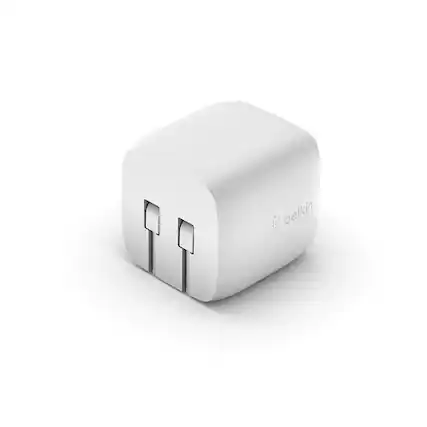 Alt View 11. Belkin - Boost Charge USB-C® GaN Wall Charger 30W - White.