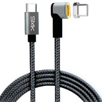 Smk Link - 6.5ft USB-C Magtech Charging Cable - Space Gray - Front_Zoom