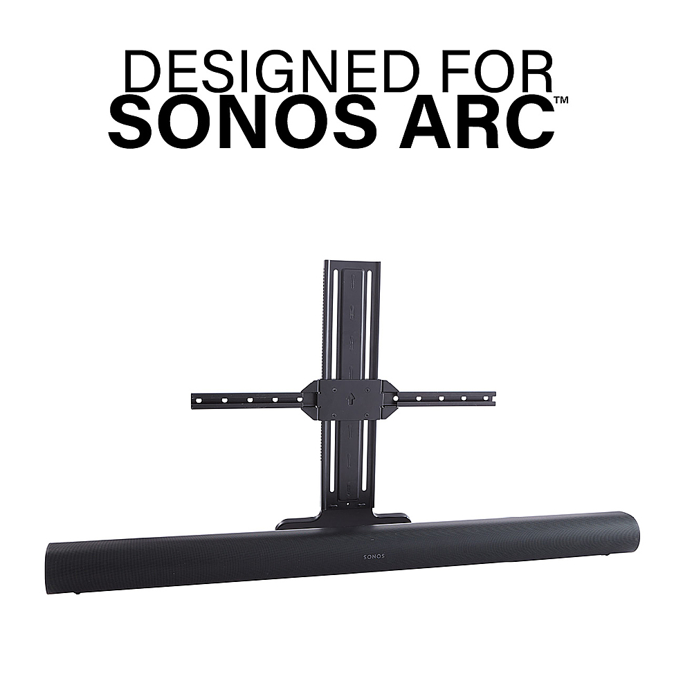 Soundbass Arc TV Mount, Black, Compatible with Sonos Arc Soundbar, Sonos  Mounting Bracket for Under TV, Extendable, Full Hardware Kit Included