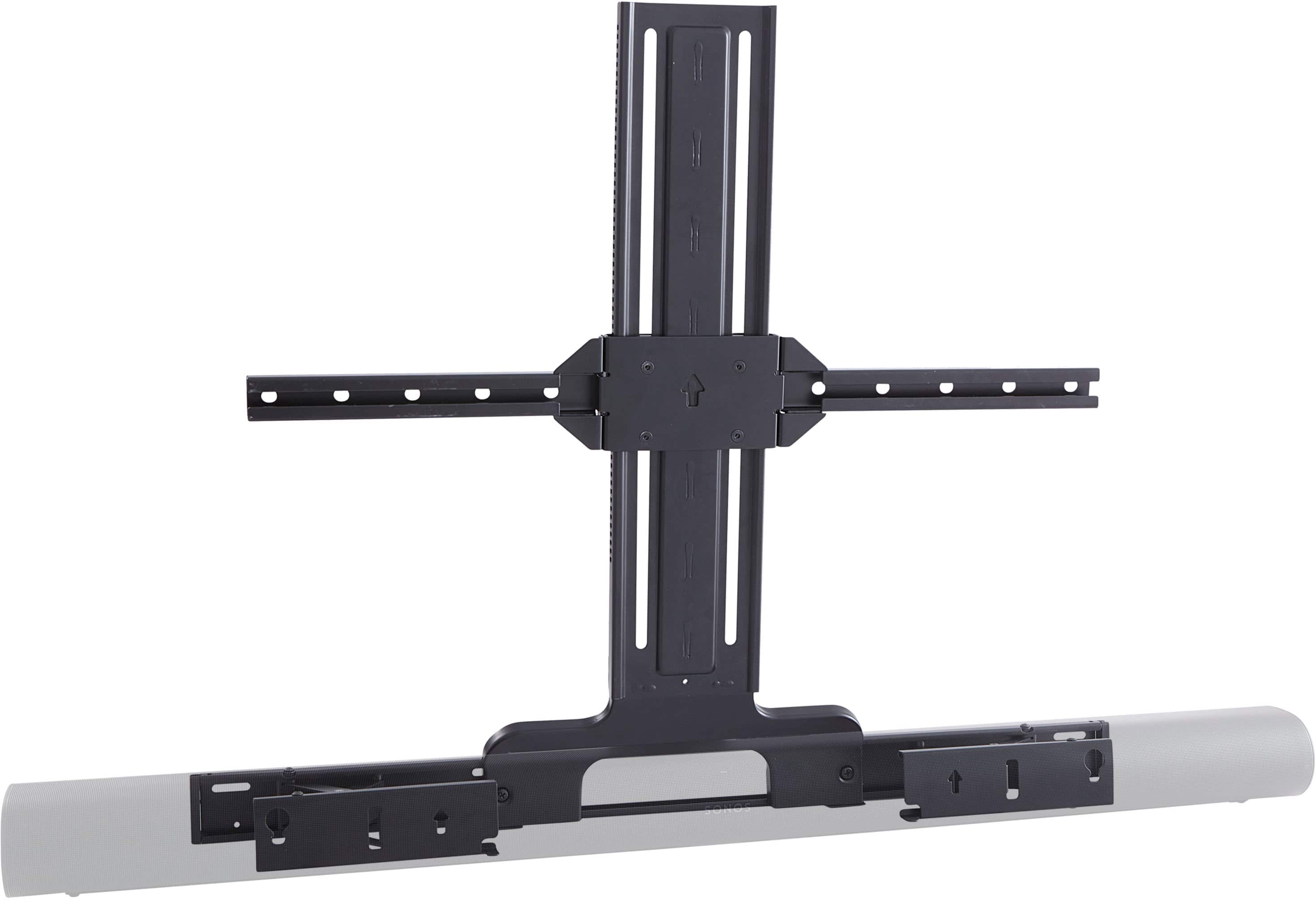 Front. Sanus - Sonos Arc Extendable Soundbar TV Mount - Compatible with TVs 50"-90" - Black.