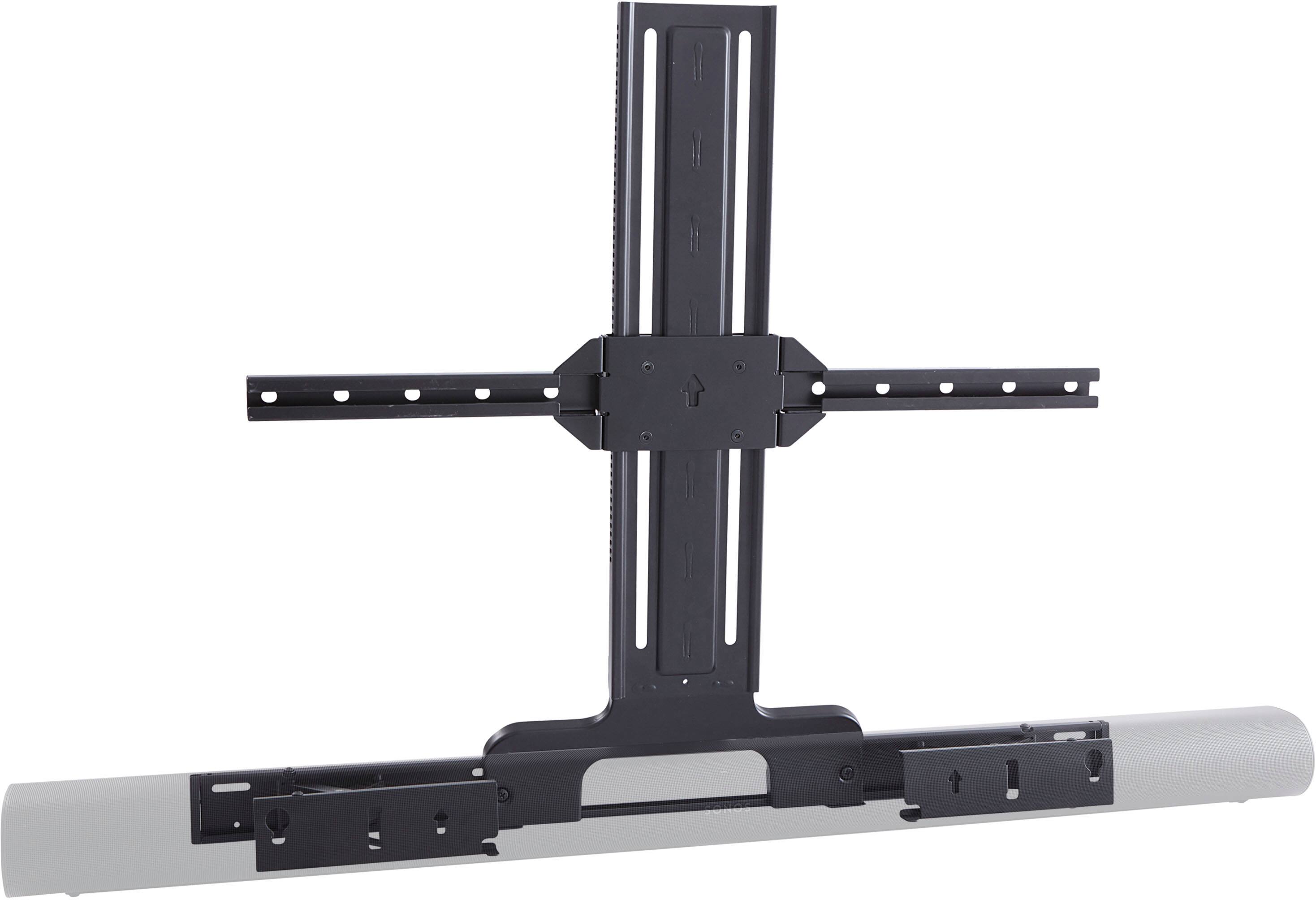 Front. Sanus - Sonos Arc Extendable Soundbar TV Mount - Compatible with TVs 50"-90" - Black.
