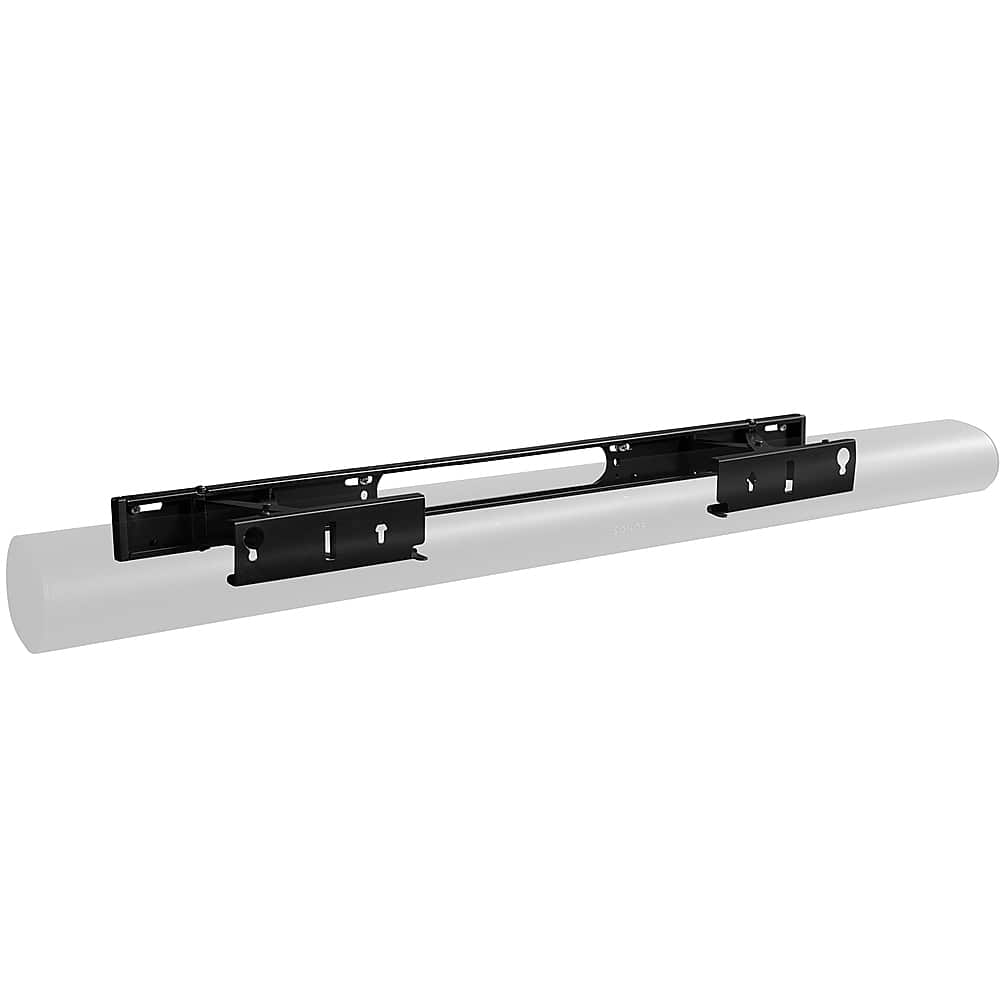 Angle. Sanus - Sonos Arc Extendable Wall Mount - Black.