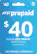 Front. AT&T Prepaid - $40 Top-Up Prepaid Card.