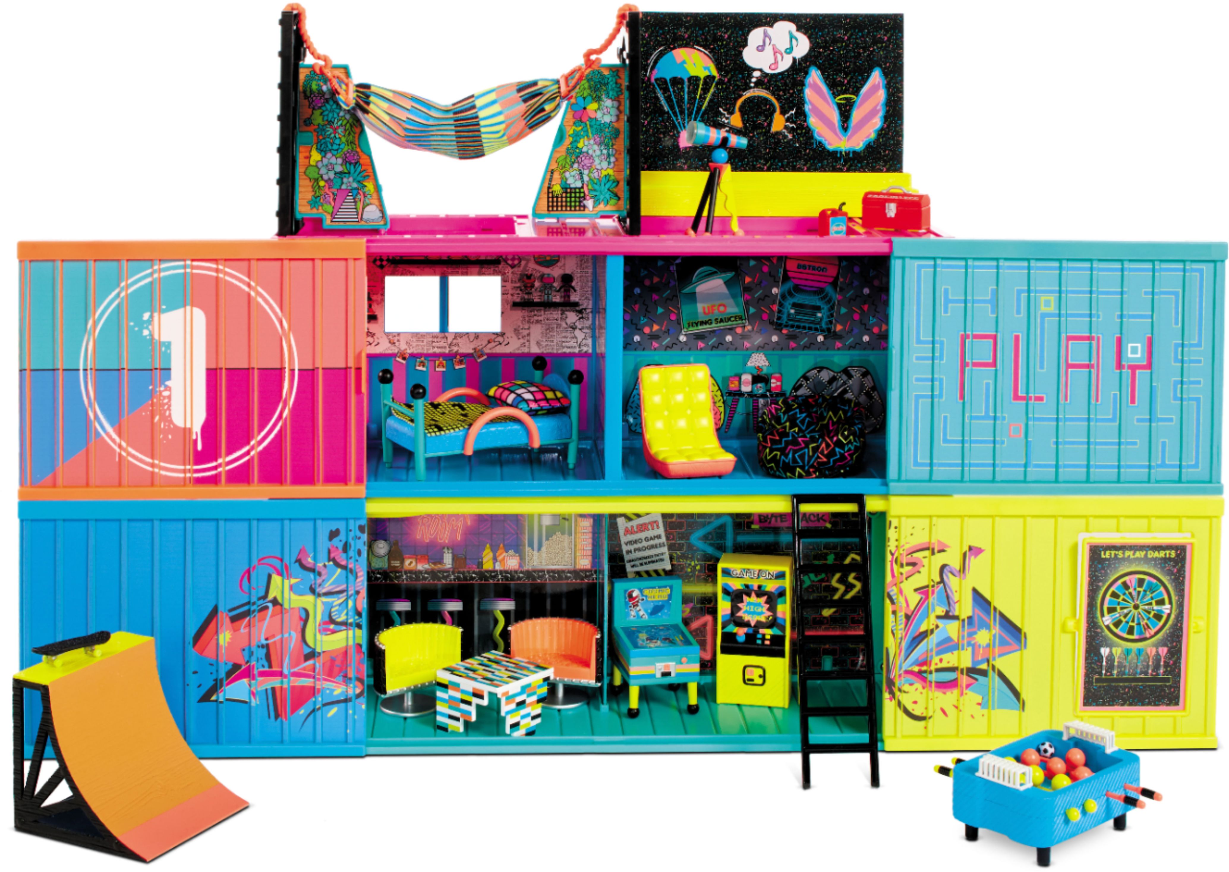 Angle View: LOL Surprise Clubhouse Playset With 40+ Surprises and 2 Exclusives Dolls, Great Gift for Kids Ages 4 5 6+