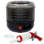 Elite Gourmet EFD319 Food Dehydrator Black Adjustable Trays BPA Free 2  717056128588