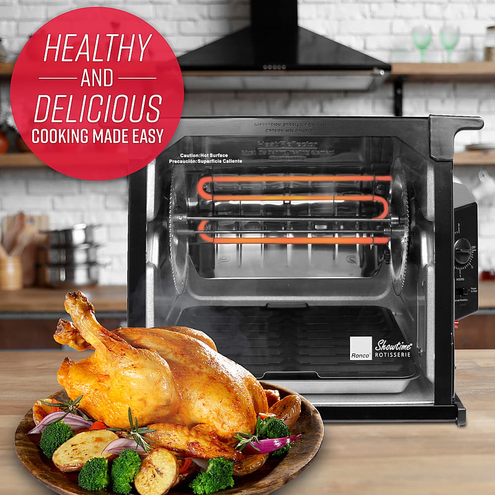 Left View: Ronco - ST4000BLGEN 4000 Series Rotisserie - Black