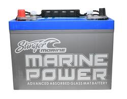 Stinger - Group 27 4000W Marine Battery - Front_Zoom