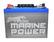 Front. Stinger - Group 27 4000W Marine Battery - Silver.