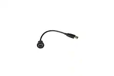 Front. PAC - Universal 12” Dash Mount USB Adapter - Black.