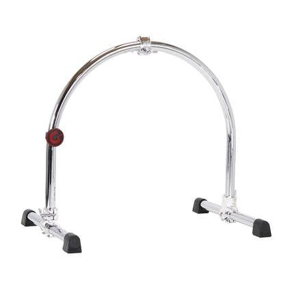 Front. Gibraltar Hardware - Rack System Docking Station Frame, Compact, Stable, and Portable for 20-24 Inch Bass Drums, Lightweight.