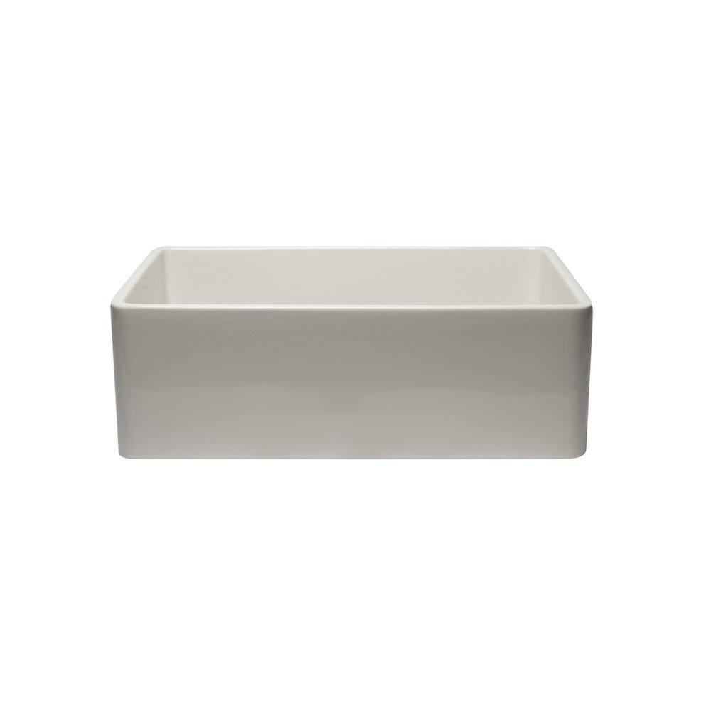 Alt View 4. Alfi - ALFI brand 30 inch Biscuit Reversible Single Fireclay Farmhouse Kitchen Sink - Beige.