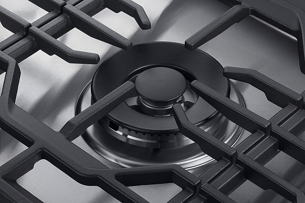 Alt View 21. Dacor - Transitional 30" Built-In Gas Cooktop with 6 burners and SimmerSear, Liquid Propane Convertible - Silver Stainless Steel.