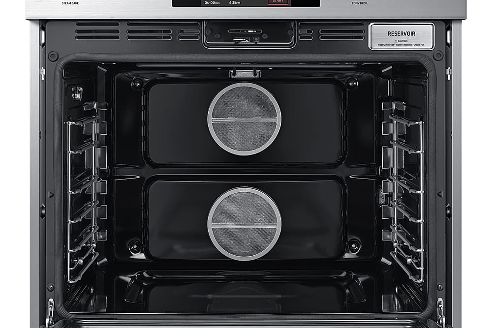 Alt View 17. Dacor - Transitional 30" Electric Double Wall Oven with Dual Four-Part Pure Convection - Multi.