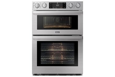 Dacor - Transitional 30" Built-In Electric Microwave Combination Wall Oven with Steam-Assist - Stainless steel - Front_Zoom