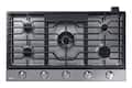 Dacor - 36 in. Wide 5 Burner Transitional Built-In Gas Cooktop withSimmerSear, Liquid Propane Convertible - Silver Stainless Steel