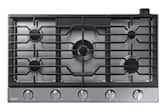 Dacor - 36 in. Wide 5 Burner Transitional Built-In Gas Cooktop withSimmerSear, Liquid Propane Convertible - Silver Stainless Steel