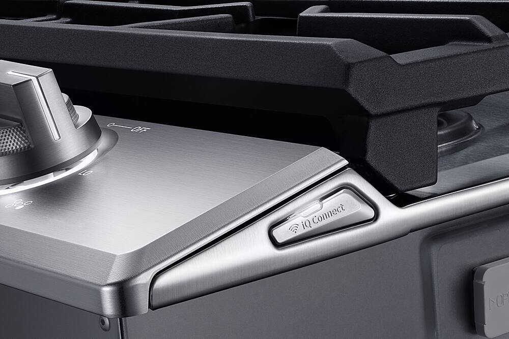 Alt View 16. Dacor - Transitional 36" Built-In Gas Cooktop with 6 burners and SimmerSear, Liquid Propane Convertible - Silver Stainless Steel.