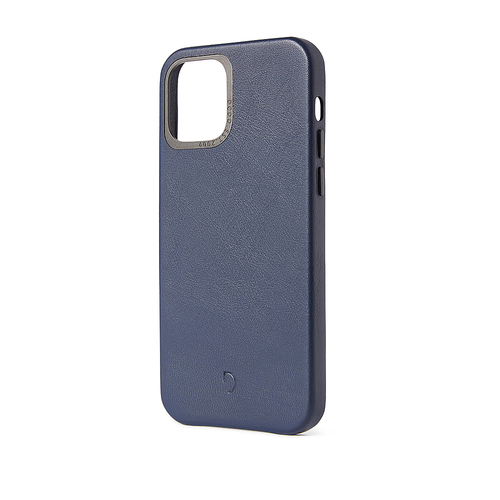 DECODED - DECODED, Leather Backcover iPhone 12/12 Pro - Blue