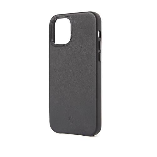 DECODED - DECODED, Leather Backcover iPhone 12 /12 Pro - Black
