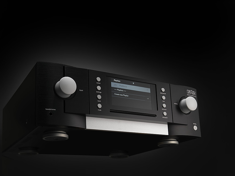 Left View: Mark Levinson - No519 Streaming Audio and CD Player - Black