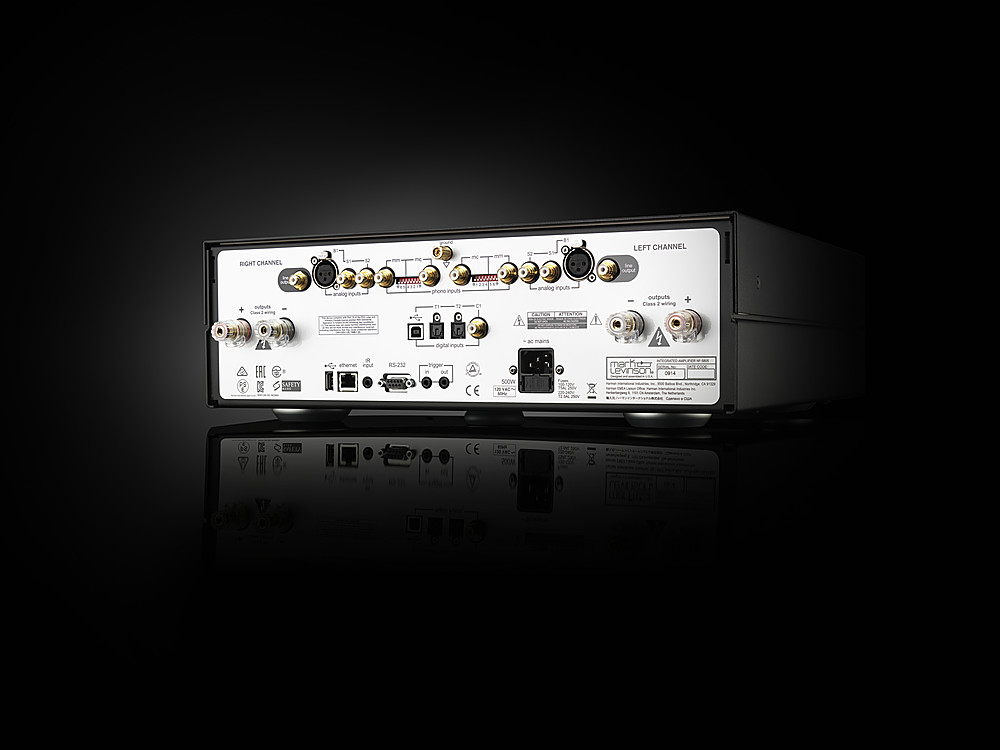 Back View: Technics - Stereo Integrated Amplifier - Silver