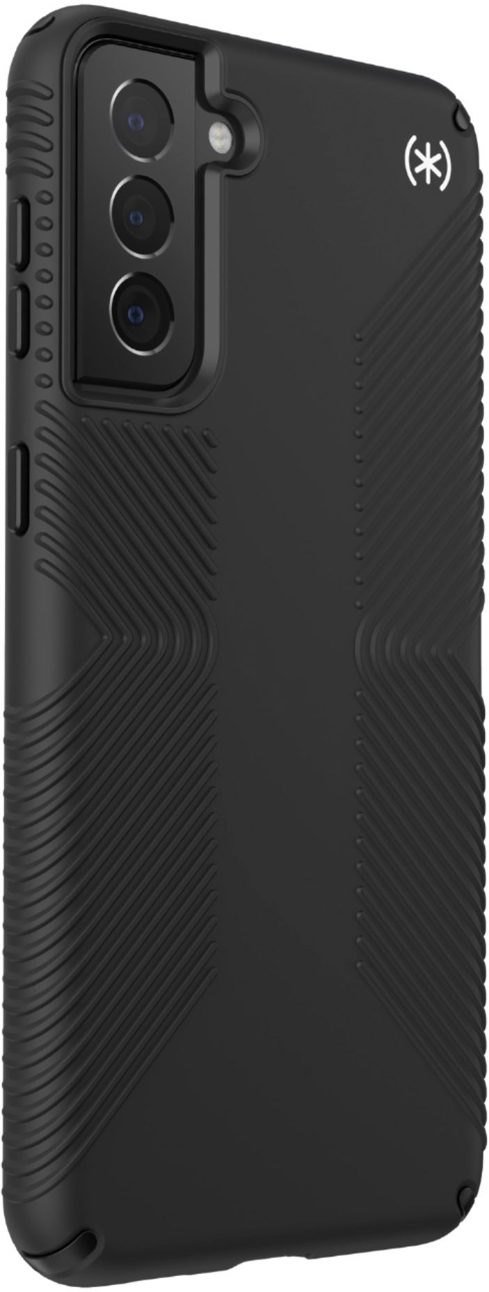 Angle View: Speck - Presidio2 Grip Case for Samsung Galaxy S21+ 5G - Black