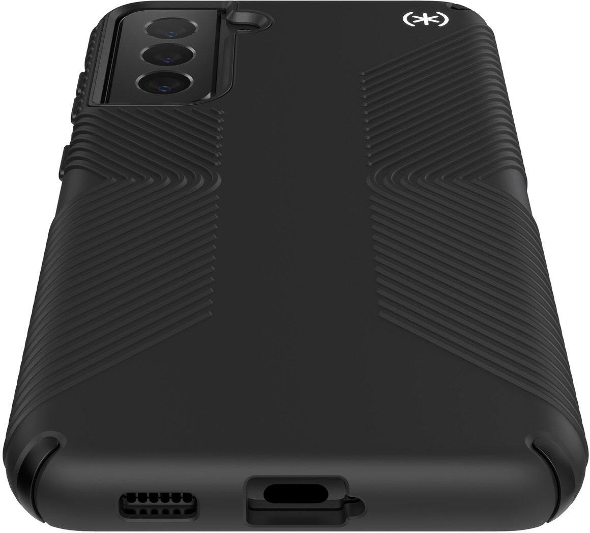Alt View 1. Speck - Presidio2 Grip Case for Samsung Galaxy S21+ 5G - Black.