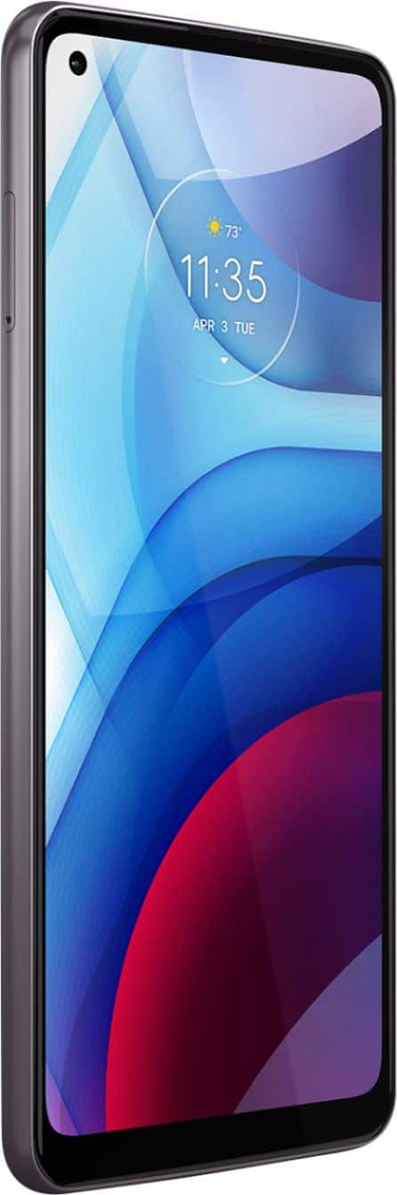 Angle. Motorola - Moto G Power 2021 (Unlocked) 64GB Memory - Flash Gray.
